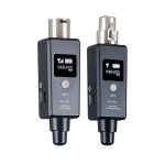 سیستم میکروفن بی‌سیم UHF | تبدیل میکروفن XLR به وایرلس حرفه‌ای