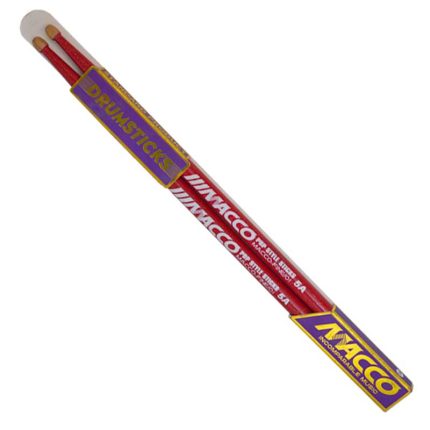 چوب درام مککو مدل Macco 5A Pop Style Sticks Red wreath